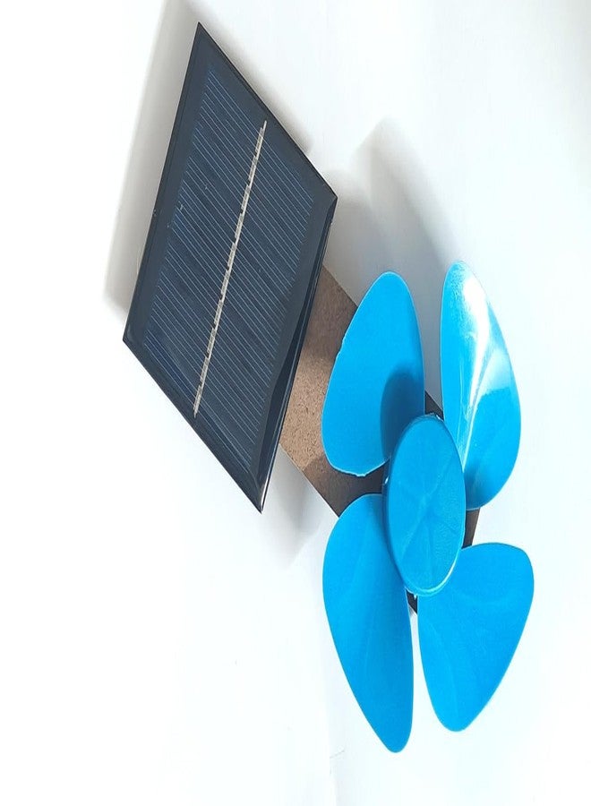 ESPtronics مجموعة أدوات مشروع تجريبي علمي من إي إس بترونيكس، عبارة عن لوحة شمسية جاهزة للتجميع، وطاحونة هوائية، وخلية 6 فولت، مناسبة لطلاب المدارس والأطفال. - Image 4